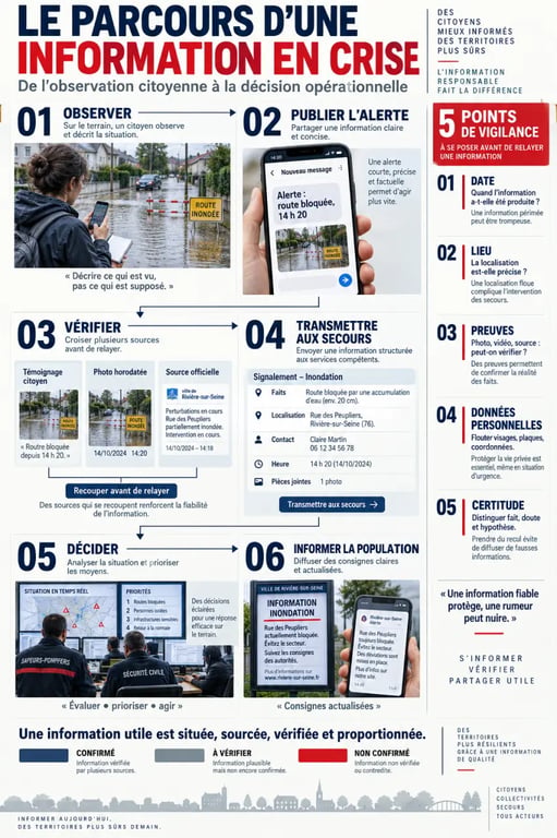 Parcours du journalisme citoyen dans la couverture et la vérification des crises