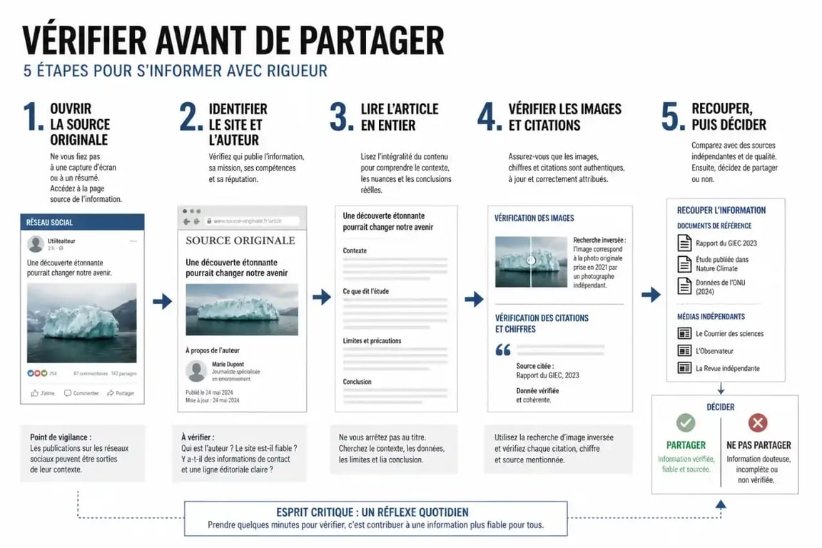 Comment faire la différence entre un site satirique et un site d'information : étapes de vérification d'une publication