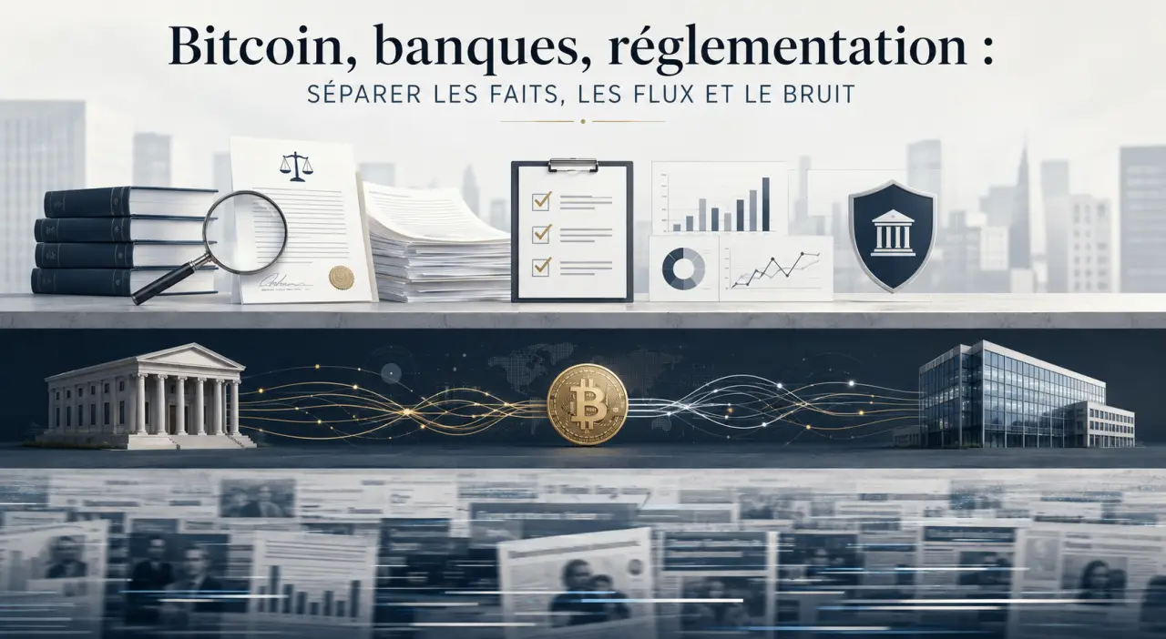 Bitcoin, banques, réglementation : séparer les faits, les flux et le bruit
