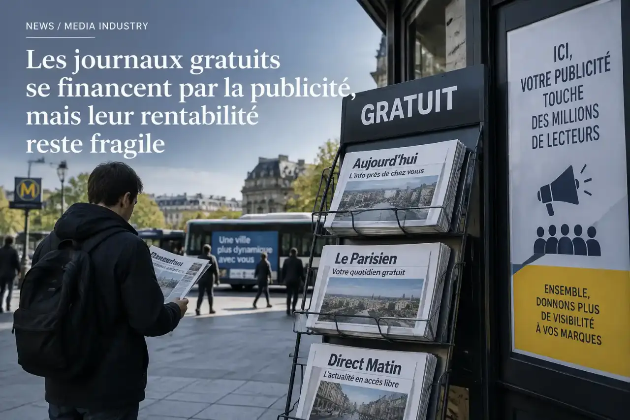 Les journaux gratuits se financent par la publicité, mais leur rentabilité reste fragile