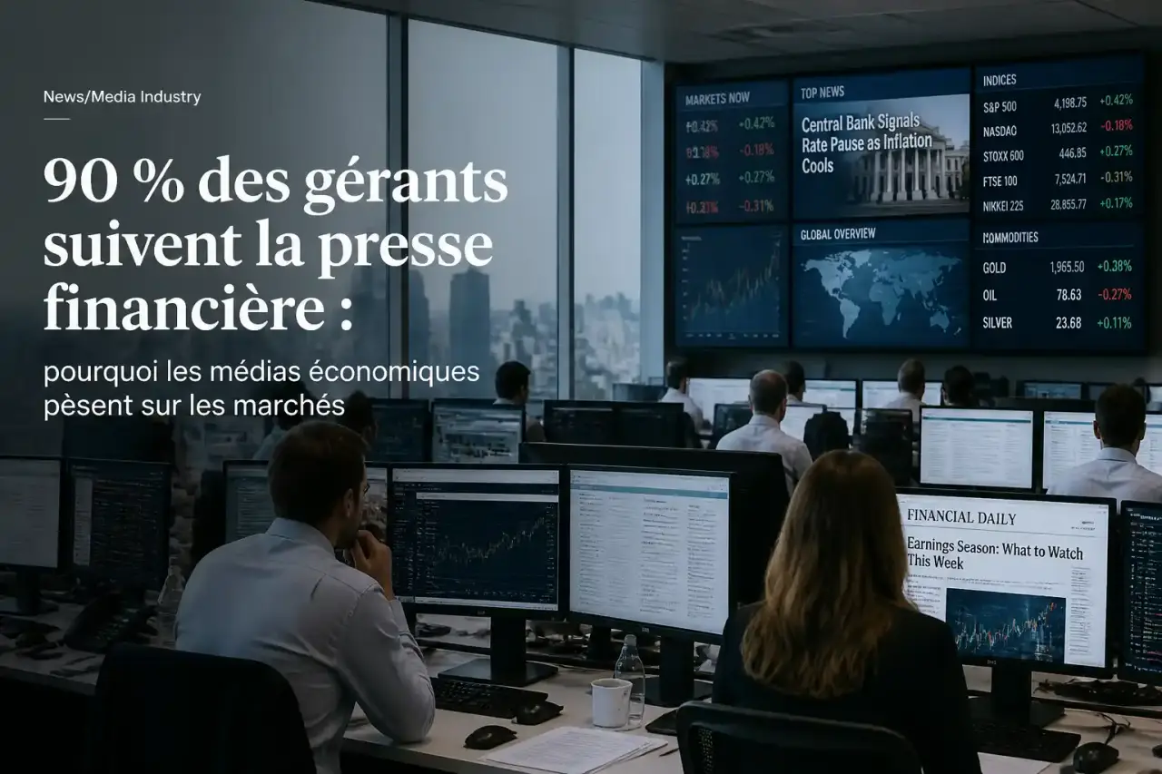 90 % des gérants suivent la presse financière : pourquoi les médias économiques pèsent sur les marchés