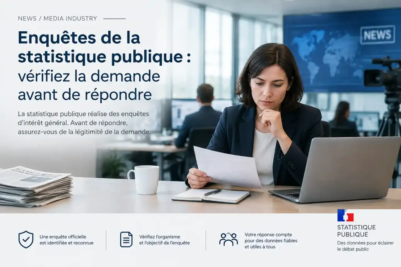 Enquêtes de la statistique publique : vérifiez la demande avant de répondre